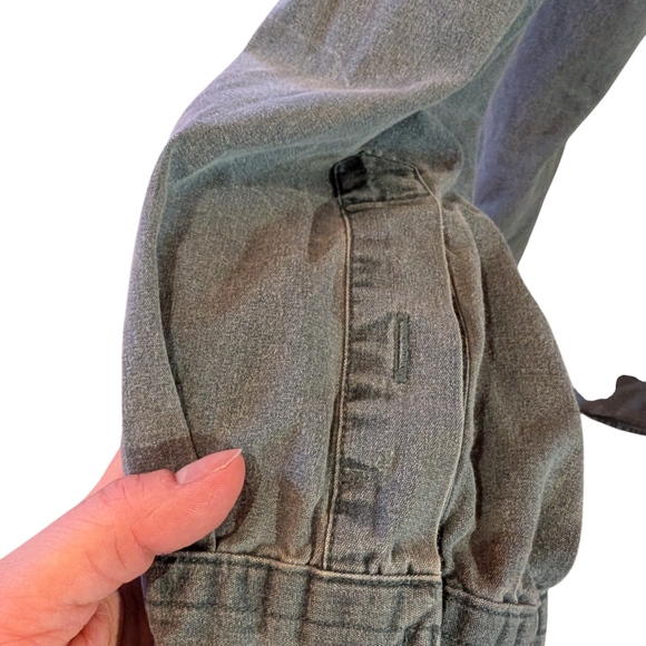 Washed Denim Button-Up Shirt - Picture 3 of 6